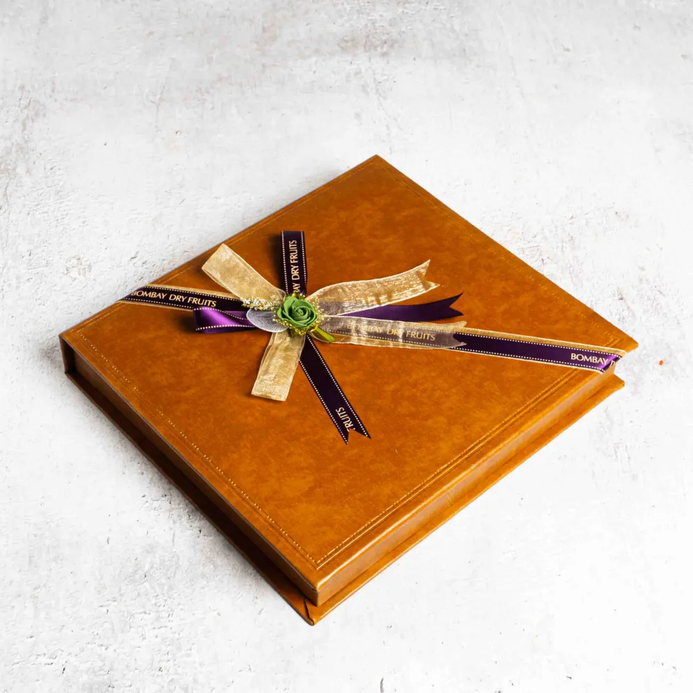 Executive Leather Signature Dates Box (Assorted) - 50Pcs - Brown