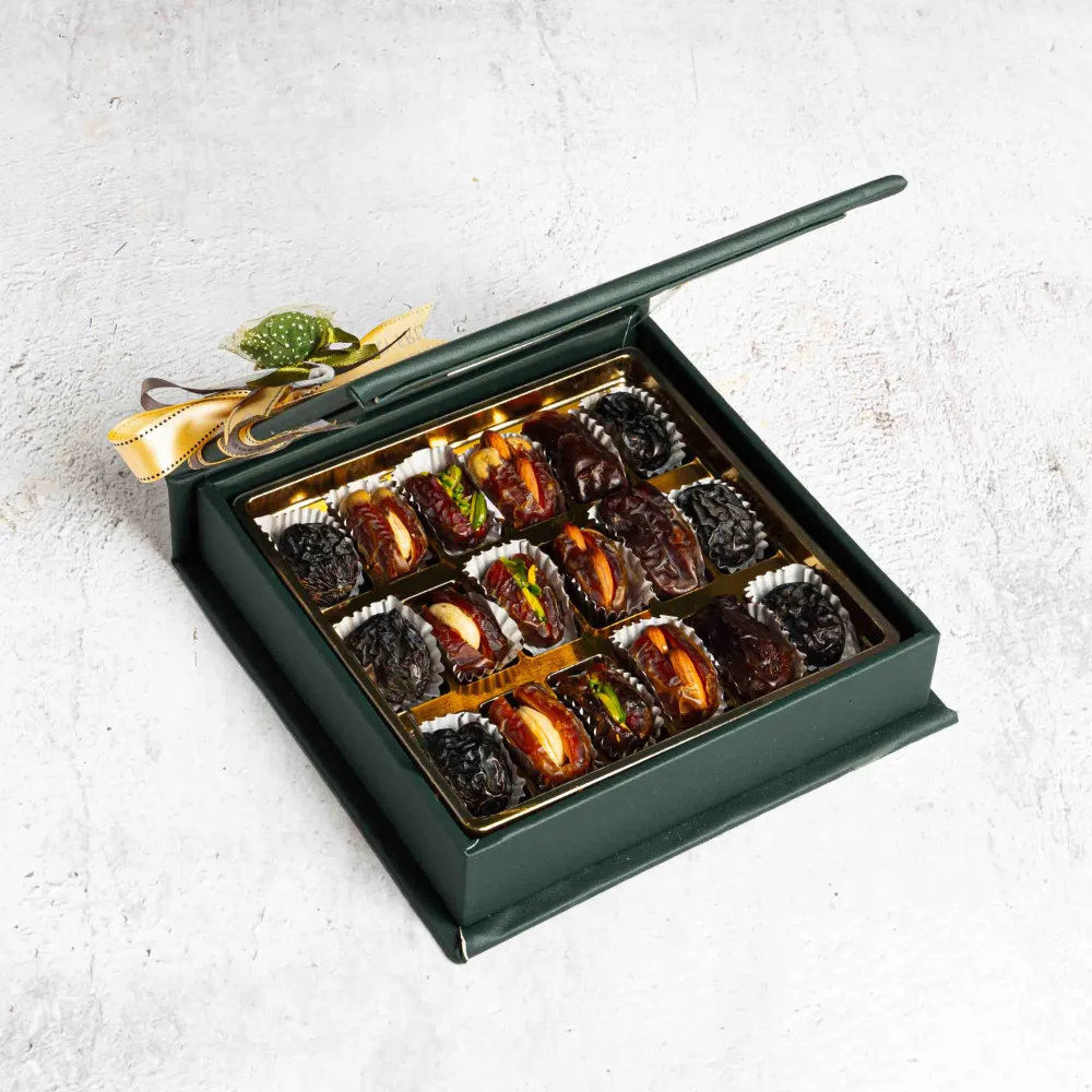 Executive Leather Signature Dates Box (Assorted) - 18Pcs - Green