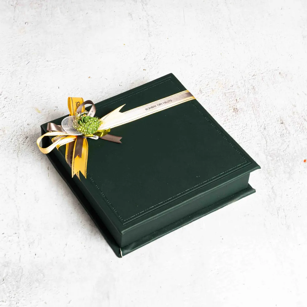 Executive Leather Signature Dates Box (Assorted) - 18Pcs - Green