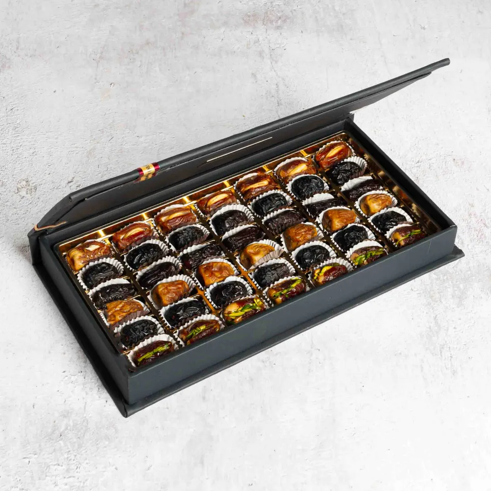 Executive Leather Signature Dates Box (Assorted) - 50Pcs - Grey