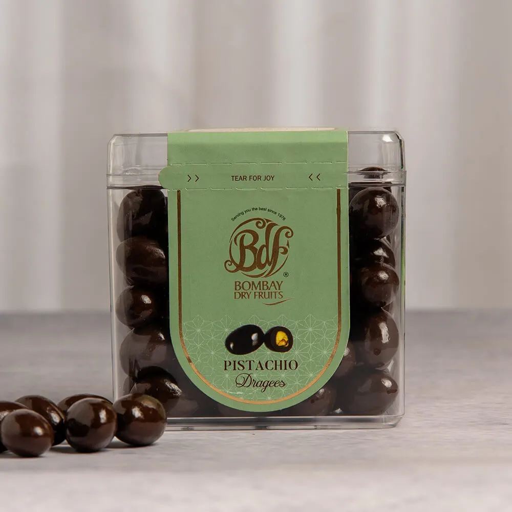 Pistachio Coated With Dark Chocolate