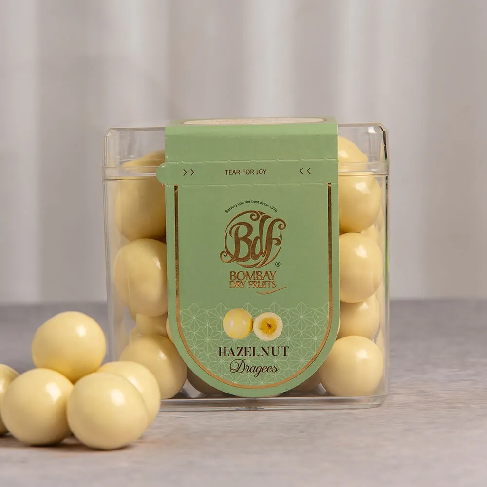Hazelnut Coated With White Chocolate