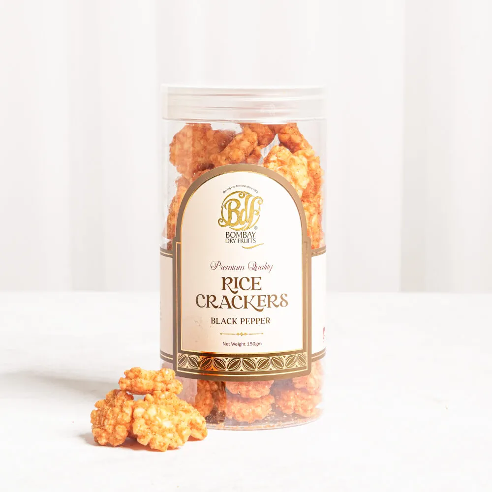 Rice Crackers Black Pepper