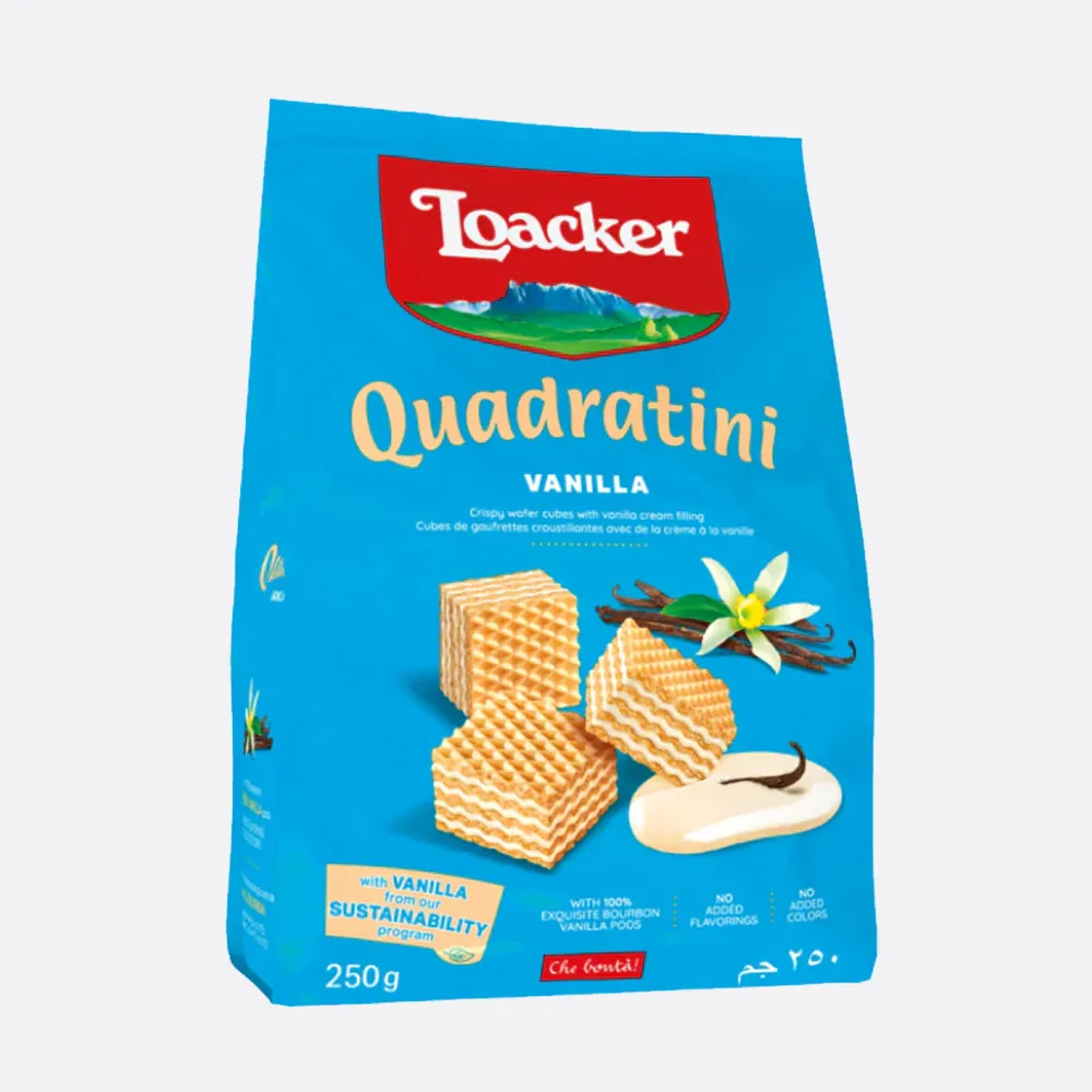 Loacker Vanilla Wafer Cubes