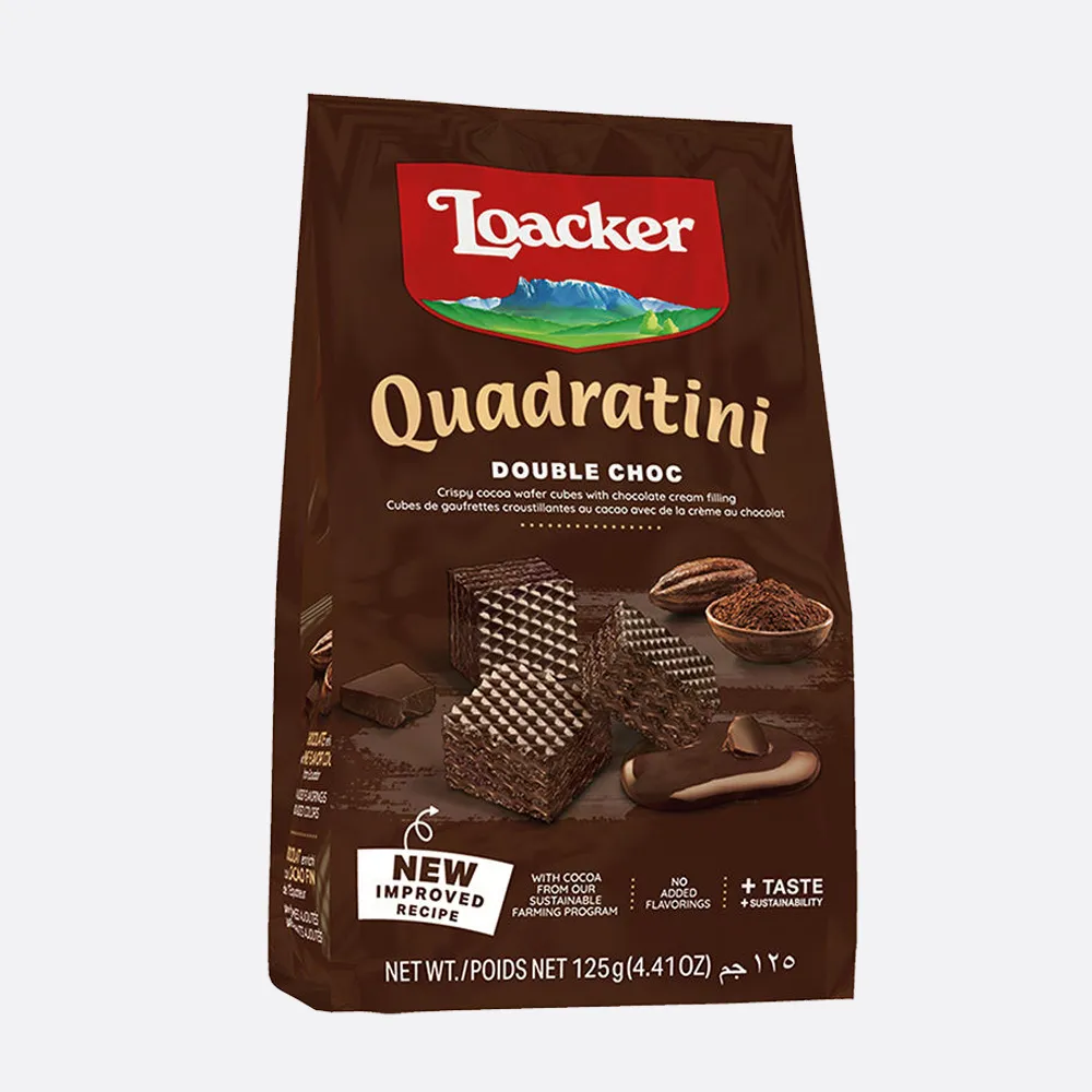 Loacker Double Choc Wafer Cubes