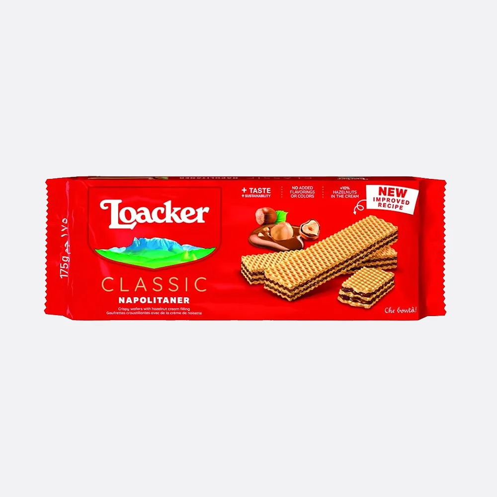 Loacker Classic Napolitaner Crispy Wafers