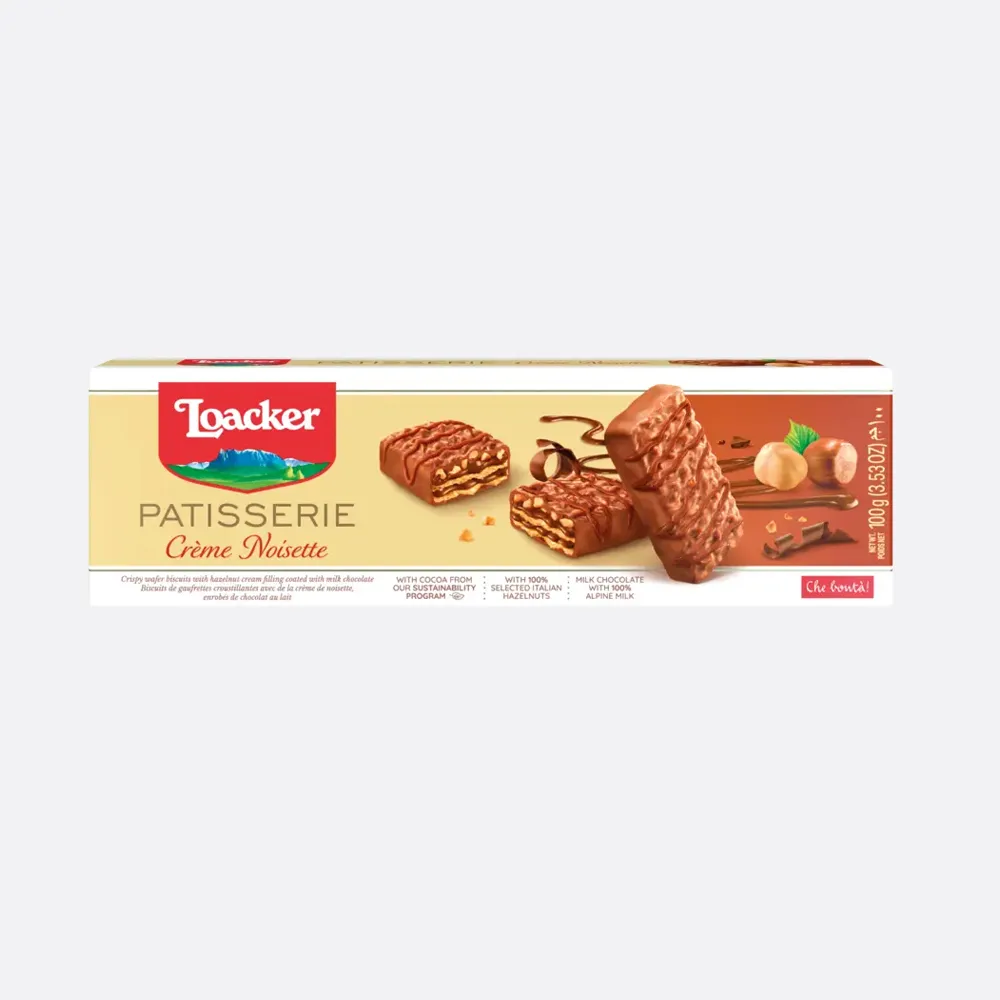 Loacker Creme Noisette Crispy Wafers
