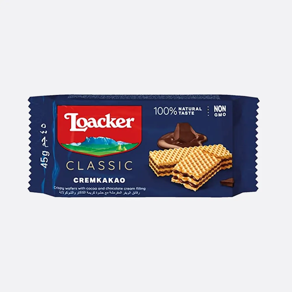 Loacker Classic Cremkakao Crispy Wafers