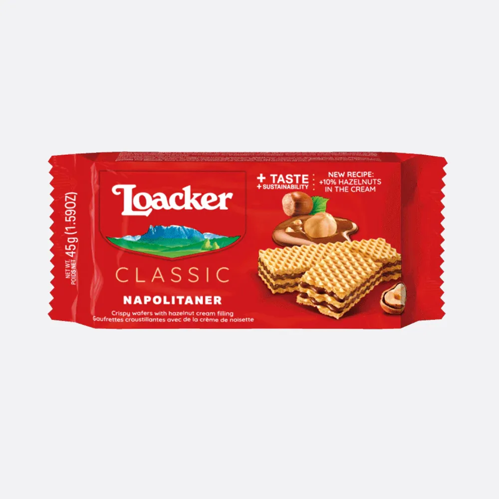 Loacker Classic Napolitaner Crispy Wafers