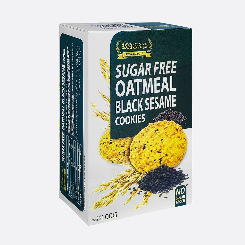 Kaer's Oatmeal Black Sesame Cookies