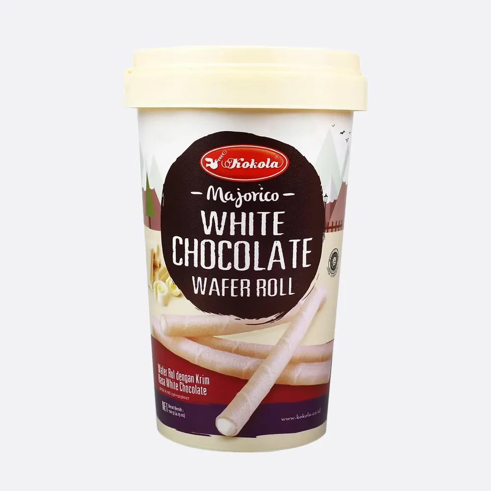 Kokola White Chocolate Wafer Roll