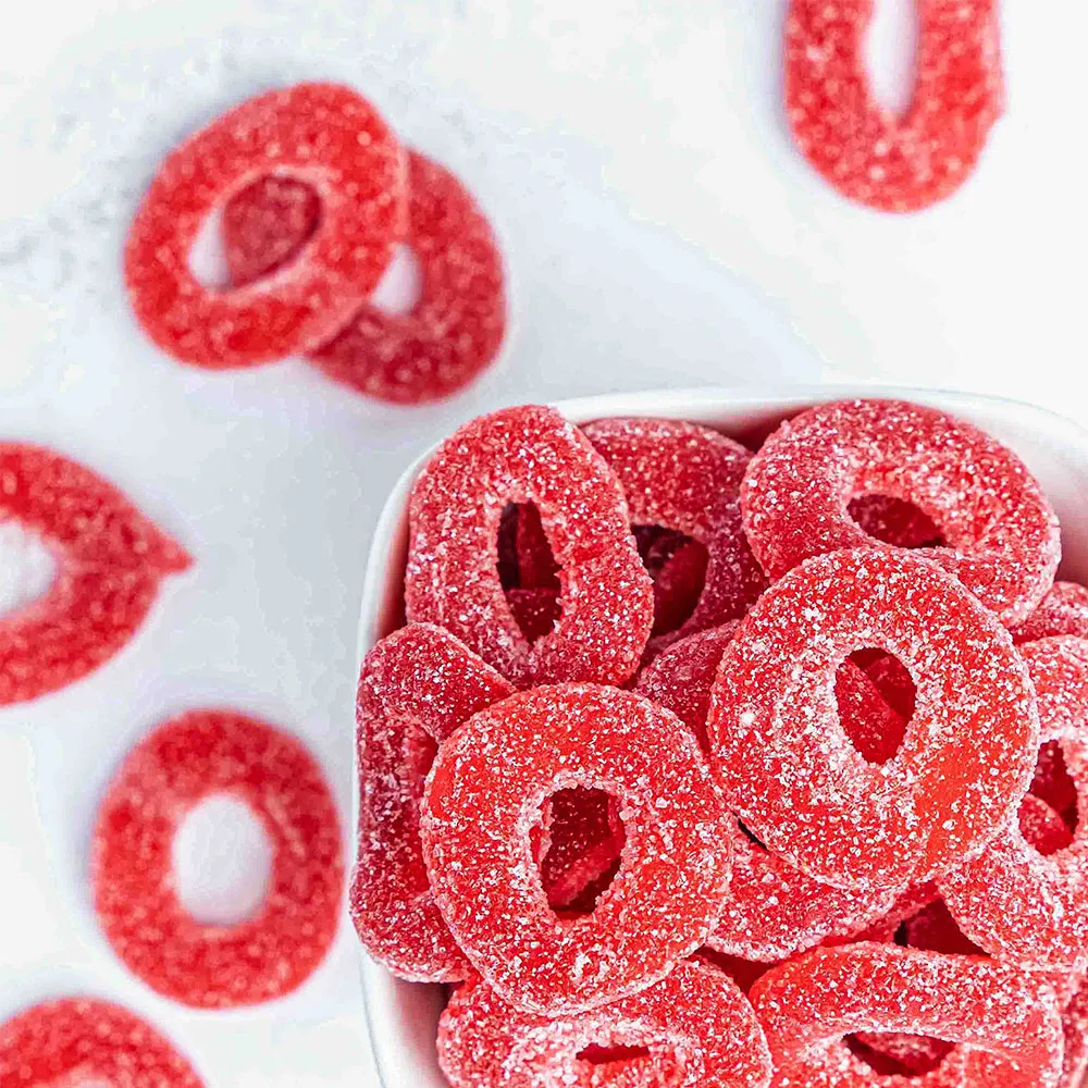 Dulceplus Sour Strawberry Rings