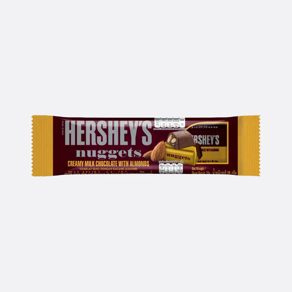 Hershey's Nuggets Creamy Milk Chocolate With Almonds