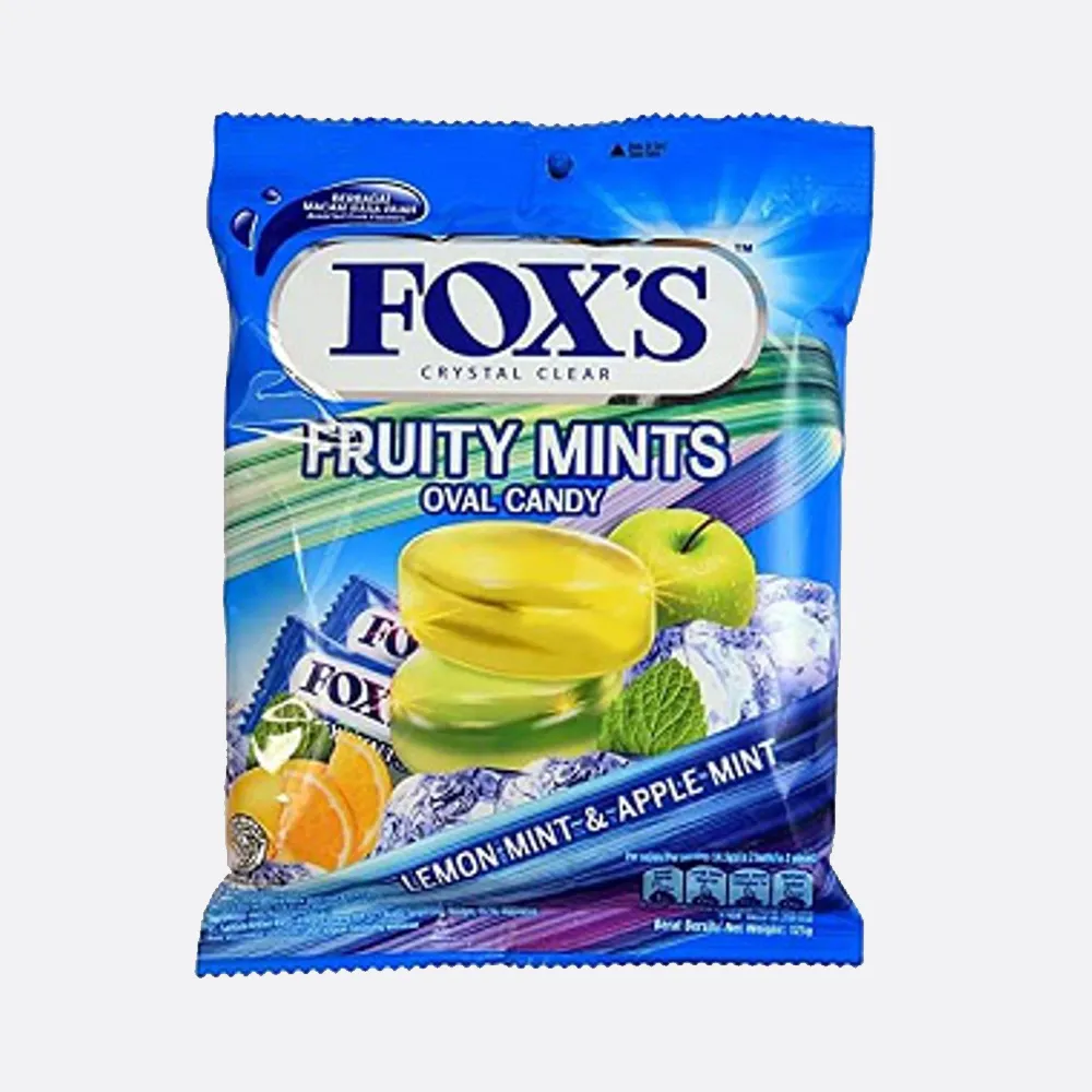 Fox's Crystal Clear Fruity Mints Oval