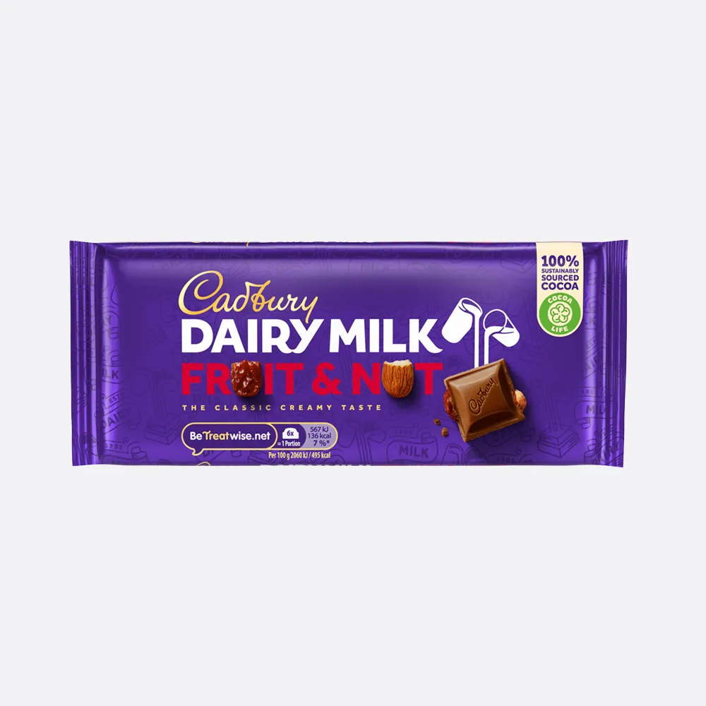Dairy Milk Fruit & Nut