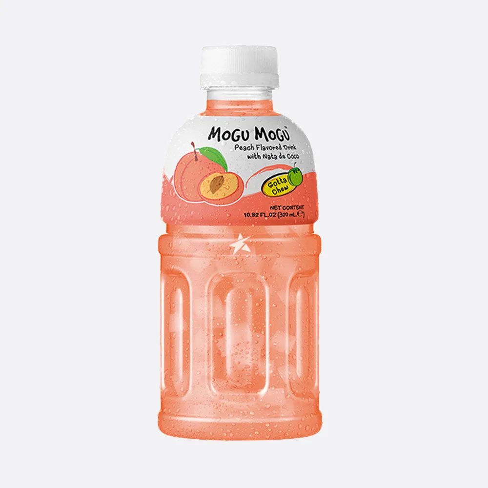 Peach Flavoured Drink with Nata de Coco