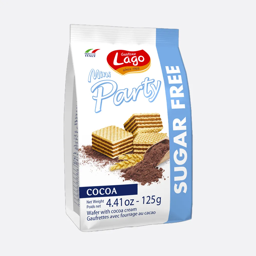 Lago Sugar Free Mini Party Wafers Cocoa