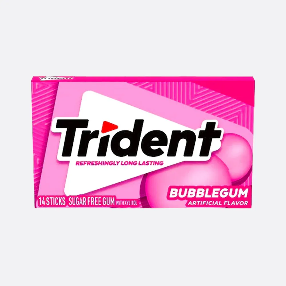 Trident Bubblegum With XYLITOL