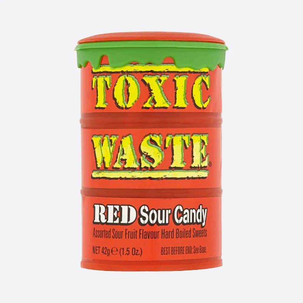 Toxic Red Sour Candy