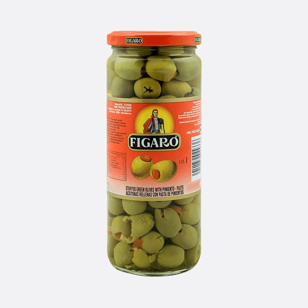 Olives Stuffed With Pimento Paste