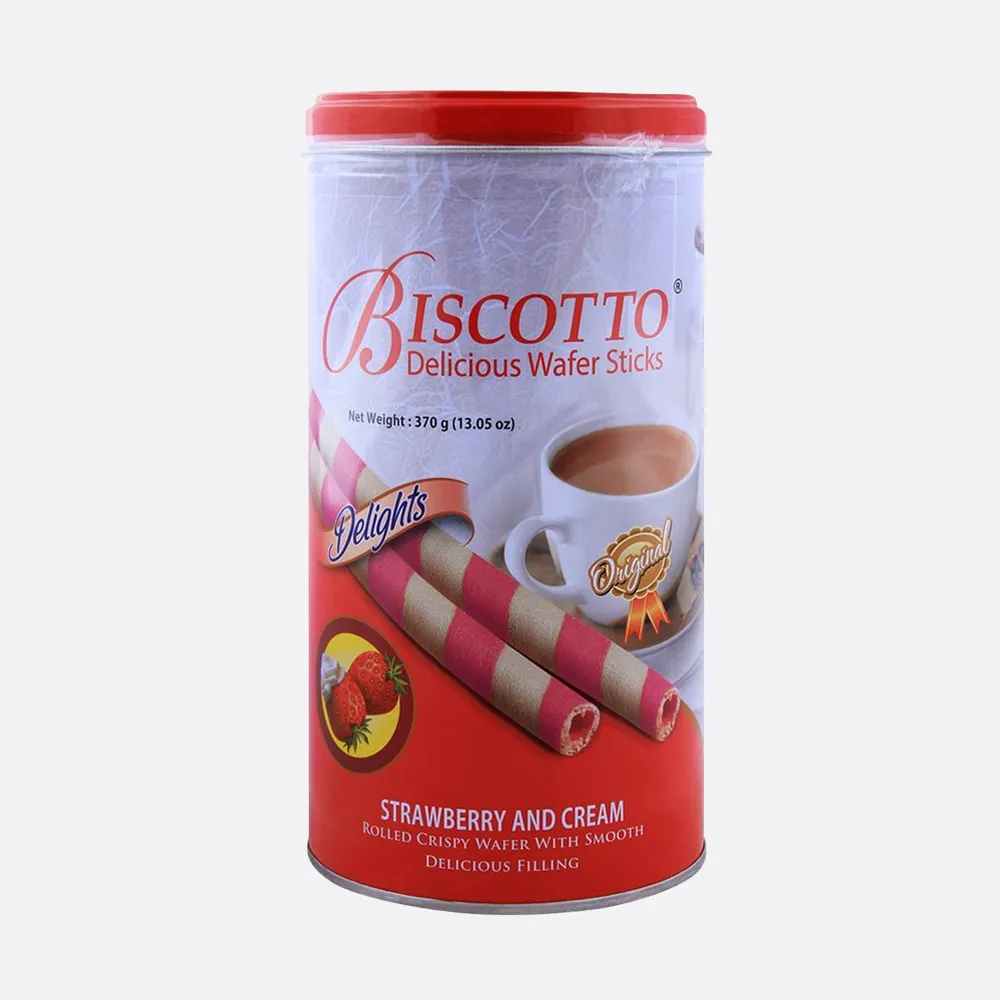 Biscotto Wafer Sticks Strawberry