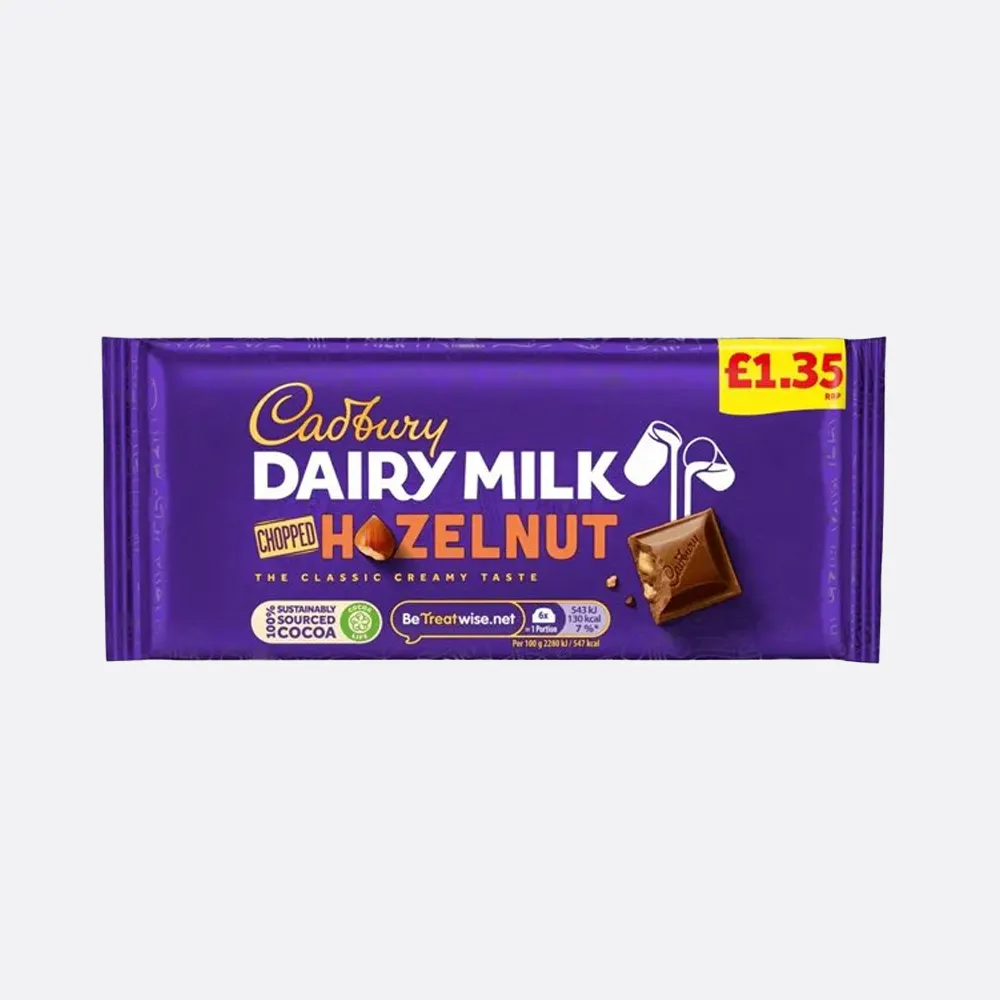 Cadbury Dairy Milk Chopped Hazelnut