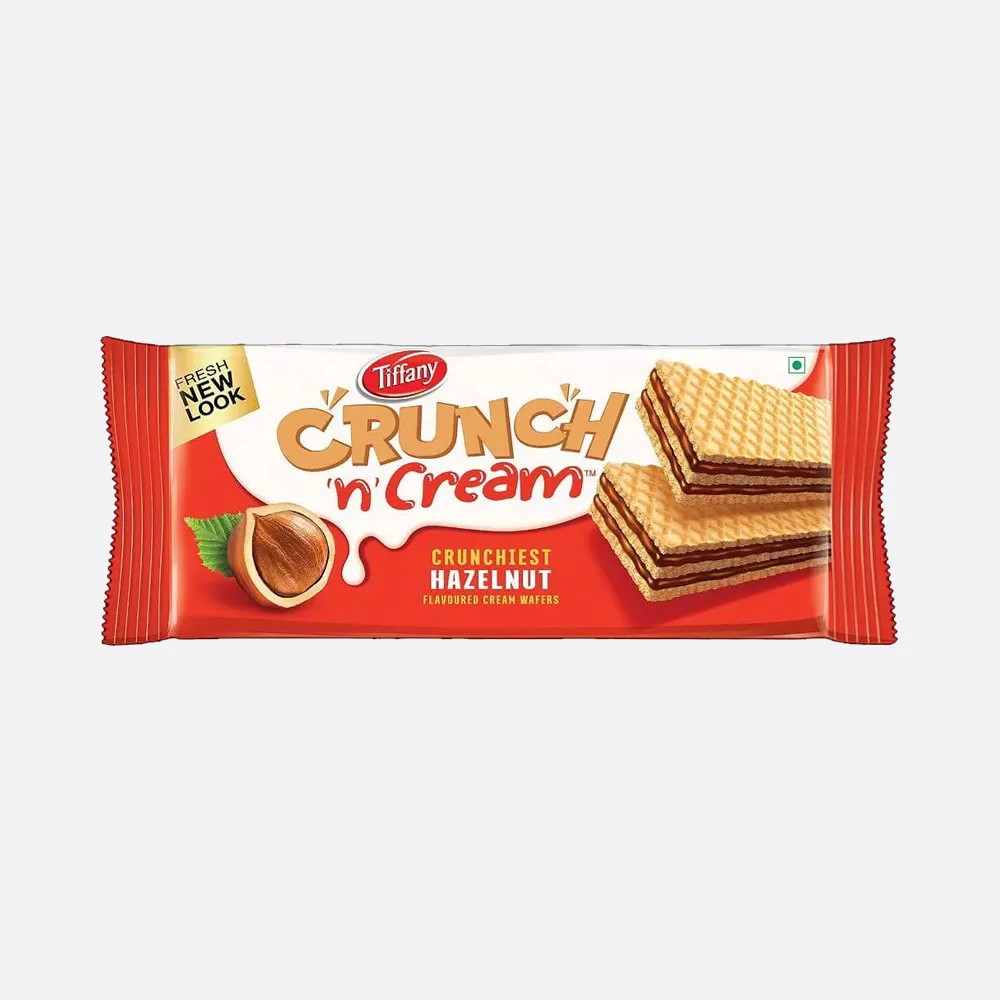 Tiffany Crunch N Cream Hazelnut Wafers