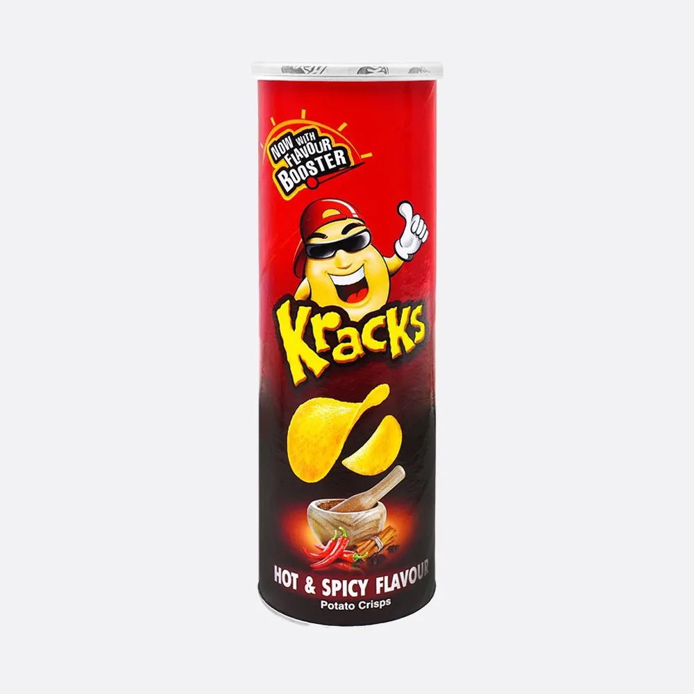 Kracks Hot & Spicy Potato Crisps