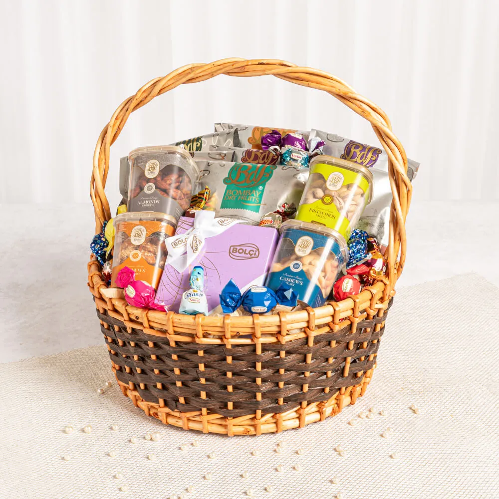 The Festive Bloom Basket